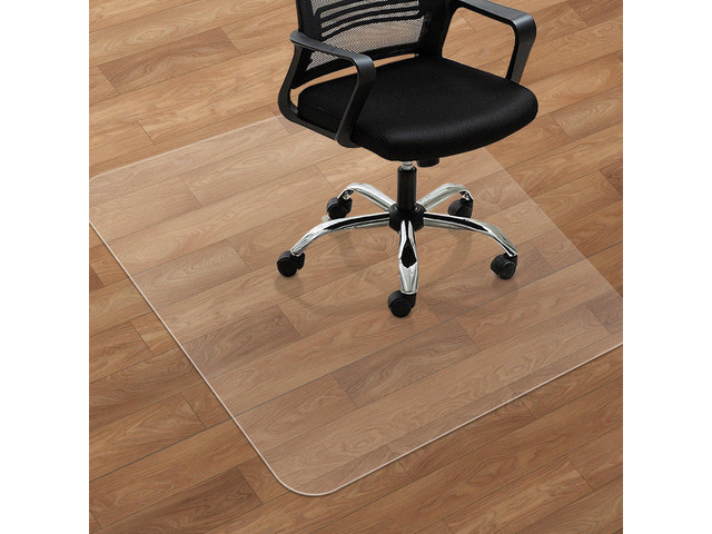 Office Chair Mat for Hard Floors - 47''×47'',Heavy Duty Clear Wood/Tile Floor Protector PVC Transparent