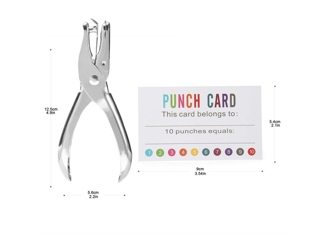 Punch Cards (Pack of 400) Reward Punch Cards for Classroom Behavior Incentive Awards for Kids Students Teachers Home Classroom School Business...