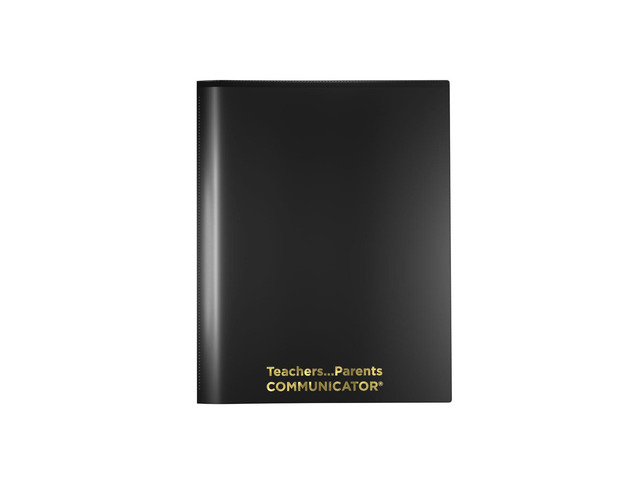 English Communicator, Parent-Teacher Folder, Patented Tear-Resistant Flexible Plastic 2 Inside Pockets, 2 Exterior Sleeves, Letter Size Paper,...