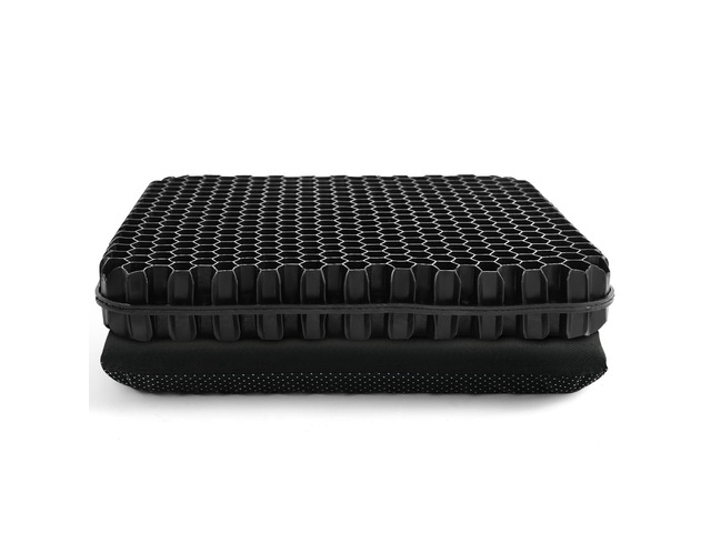 Gel Seat Cushion for Long Sitting - 16.5' x 14.5' x 2.4' (Extra ThickSoft) Zero Gel Cushions for Pressure Relief, Honeycomb Gel Seat Cushion,...