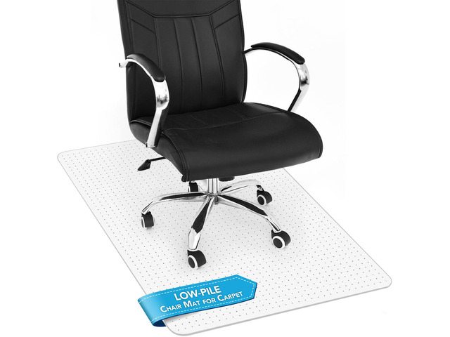 Thickened Chair Mat for Carpet - 47X 35.5 Heavy Duty Office Chair Mat for Low-Pile Carpeted Floors. Carpet Protector for Office Computer Desk...