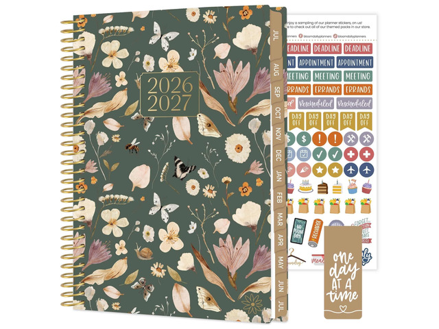 2026-2027 Planner - Academic Year (July 2026 - July 2027) Monthly & Weekly Soft Cover Planner for Women - 13 Month Calendar Agenda Book with...