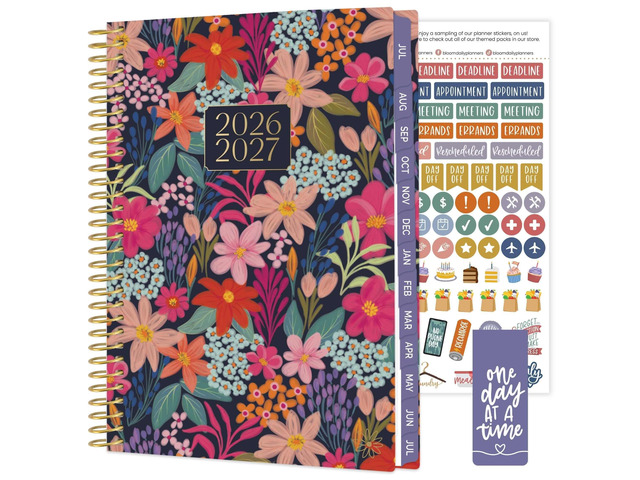 2026-2027 Planner - Academic Year (July 2026 - July 2027) Monthly & Weekly Soft Cover Planner for Women - 13 Month Calendar Agenda Book with...