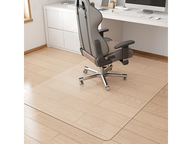 Office Chair Mat,Easy Glide Hard Wood Tile Floor Mats Clear Desk Chair Mat for Home Office Rolling Chair,Heavy Duty Floor Protector -46'x60'...
