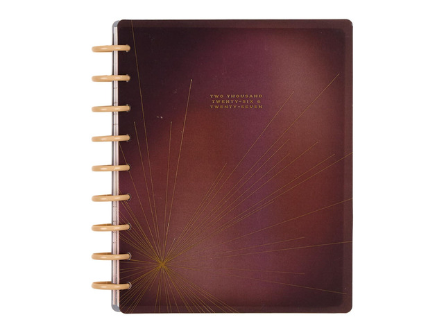 Happy Planner Disc-Bound Planner July 2026June 2027, Classic Size Includes 3 extra months and 2 sticker sheets, 7' x 9.25', Horizontal Layout,...