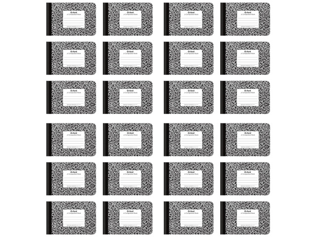 Jr. Composition Notebooks, School Supplies, Notebooks for School, Half Size, 4-7/8 x 7-1/2 Inches, Wide Ruled Paper, 80 Sheets, Kids Journal, Black...