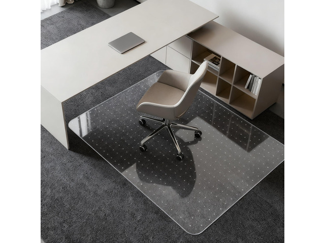 Desk Chair Mat for Carpet, 36'' x 48'' Rectangle Transparent Mats for Chairs Good for Desks, Office and Home, Easy Glide, Protects Floors for Low...