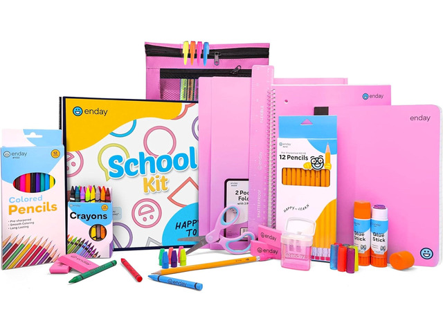 Back to School Supplies for Kids, School Supply Grades K-5 Premium Quality Kids School Supplies Kit, Kindergarten School Supplies, 78 Pcs Set...