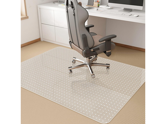 Office Chair Mat for Carpet, Computer Desk Mat Clear Desk Chair Mat for Home Rolling Chair,Heavy Duty Floor Protector for Office-Easy to...