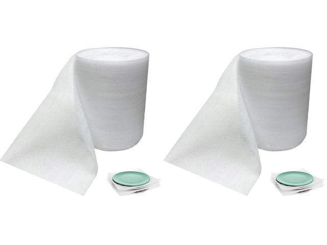 Packing Foam Roll for Moving 10 Inch Wide x 100FT Cushion Foam Wrap Roll for Moving Supplies and Fragile Items (Pack of 2)