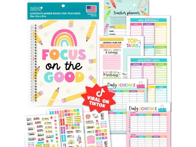 Teacher Planner 2026-2027 - Undated Lesson Planner Book for Teachers Undated Teacher Planners Notebook, Homeschool Planners 2026-2027, First Year...