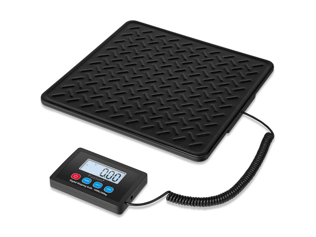 Shipping Scale, 440LB x 10g High Accuracy Digital Postal Scale Durable Alloy Steel Platform, Heavy Duty Scale for Packages, Luggage, Large Floor...