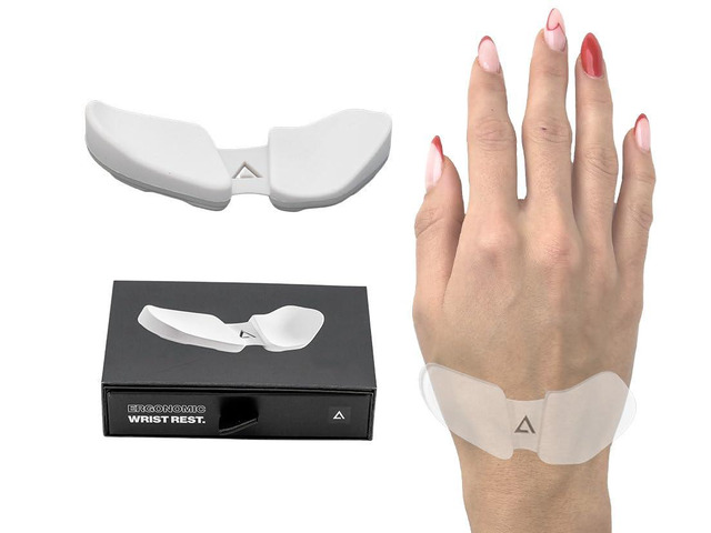 Carpio 2.0 - Right-Handed Truly Ergonomic Wrist Rest for Mouse, Carpal Tunnel Support, Pain Relief, Anti-Fatigue, Easy Glide, Sleek, Office...