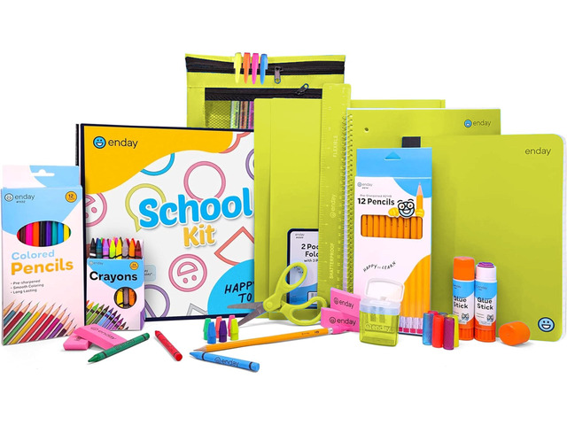Back to School Supplies for Kids, School Supply Box Grades K-5 Premium Quality Kids School Supplies Kit, Kindergarten School Supplies for Girls and...