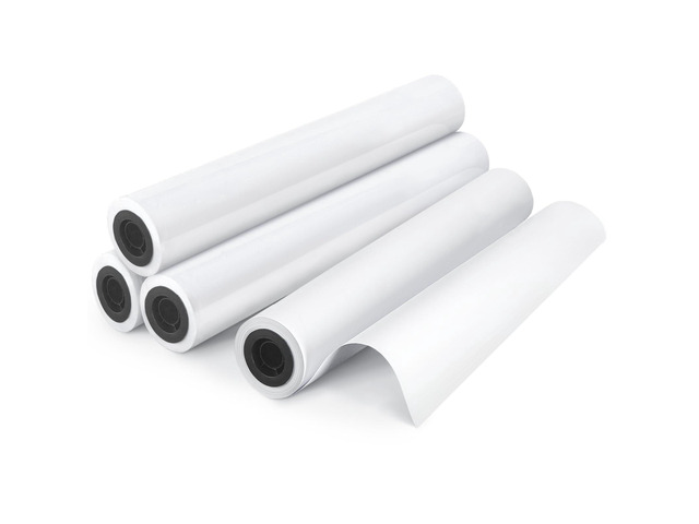 36' x 150' Wide Format Plotter Paper 4 Rolls CAD Bond Paper Rolls 2' Core for CAD Printing on Wide Format Printers