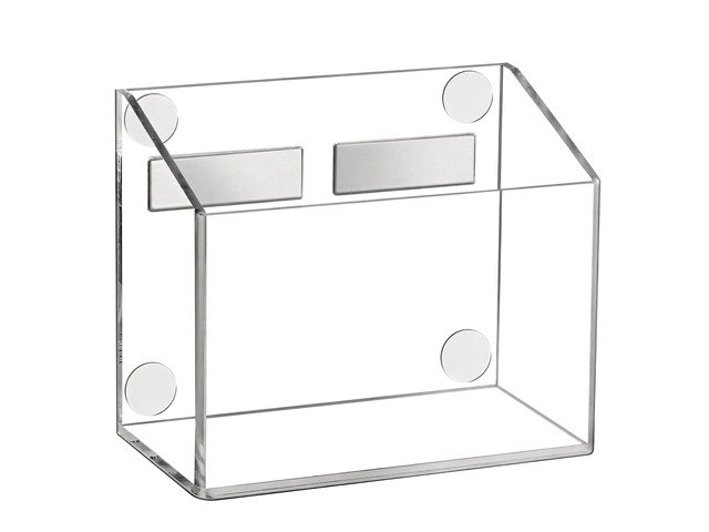Magnetic Pen Holder, Acrylic Dry Erase Marker Holder Magnetic Pen Holder for Refrigerator, Whiteboard, Pens, Pencils, Non-slip Acrylic Magnetic...