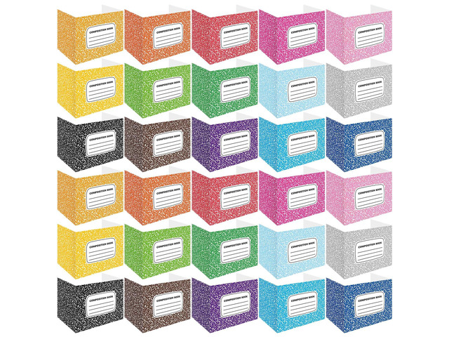 30 Pcs Privacy Folders for Students Desk,Notebook,Rainbow Color Trifold Desk Dividers for Classroom, Colored Privacy Partition Folders for Student...