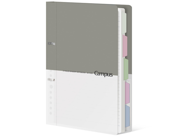 5 Subject Spiral Notebook Journal, Campus 110 Sheets A4 Refillable Notebook with Dividers Tabs, College Ruled Binder Notebook for Work School Note...