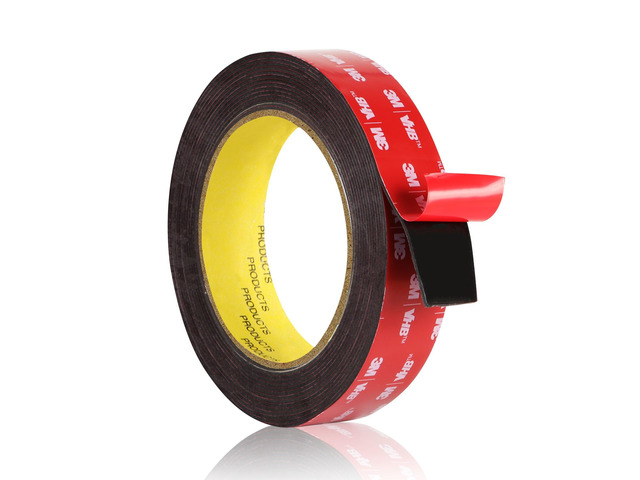 Double Sided Tape Heavy Duty, Waterproof Mounting Foam Tape, 16.5ft Length, 0.98in Width, High Temperature Resistant Adhesive Tape for Car, LED...