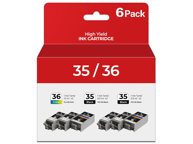 PGI-35 CLI-36 Ink Cartridges TR160 Ink TR150 Ink Cartridge Compatible for 35 36 Ink Cartridges TR150 TR160 IP110 IP100 TR152 mini260 mini320...