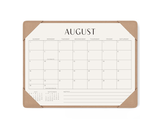 Desk Calendar 2026-2027 with Protective Mat 14'x10.5' Desk Pad Calendar From August 2026 to December 2027, Desk Blotter Calendar for Easy Planning,...