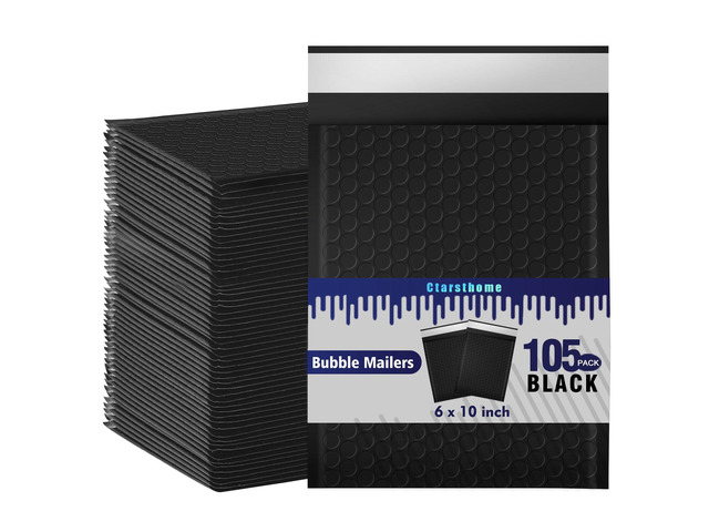 105 Pack Bubble Mailers 6x10inch Padded Envelopes Thin Mailing Envelopes Waterproof Bubble Opaque Padded Mailers Self Seal Adhesive Shipping Bags...