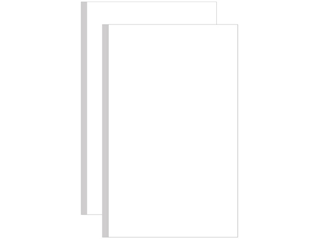 (2-Pack) 8.5' x 14' Blank Print Paper - 100Sheets/200Pages Blank Loose-Leaf Paper, Legal Size Printing in Office/Home/School, 100gsm Blank Paper