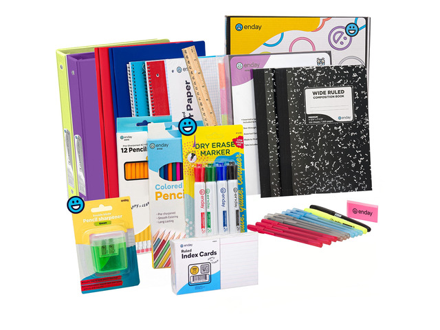 Middle School Supplies Kit - 6th, 7th, and 8th Grade Back to School Supplies - 55 Piece, Premium Quality Kids School Supplies for Girls & Boys,...