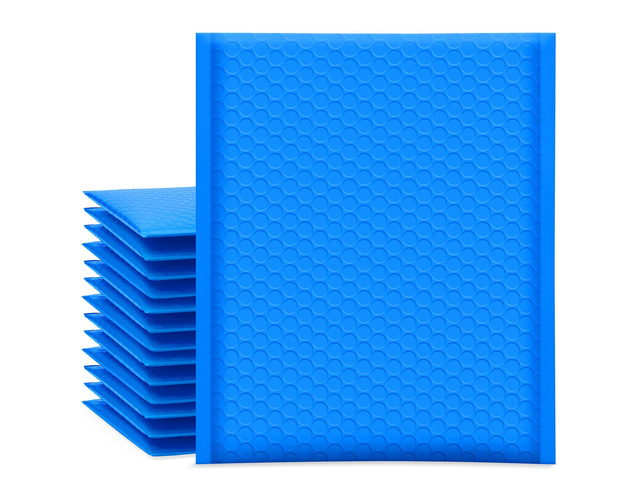 Bubble Mailers 7.25x12' 25 Pack Usable Size 7.25x11' Blue Padded #1 Waterproof Self Seal Adhesive Medium Padded Envelopes for Small Business Bulk...
