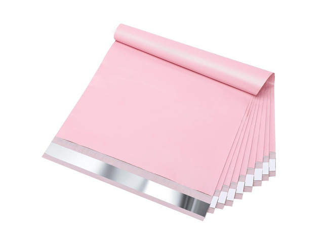 Poly Mailers 10x13' 200 Pack,Shipping Bags For Clothing,Light Pink Strong Adhesive Packaging Mailers Poly Bag,Waterproof Self Seal Mailing...