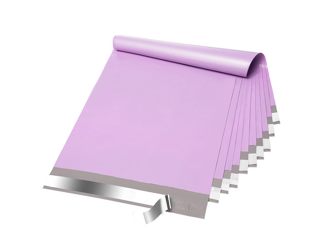 Poly Mailers 12x15.5' 50Pcs,Shipping Bags For Clothing,Light Purple Strong Adhesive Packaging Mailers Poly Bags,Waterproof Self Seal Mailing...