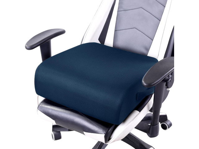 Extra Thick Chair Cushions, Office Chair Booster Seat Cushion to Raise Seat Height for Pain Relief,18 x 16 x 6 inch Non Slip Memory Foam Thick...
