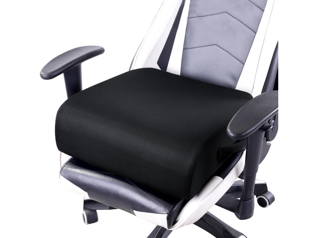 Extra Thick Chair Cushions,Office Chair Booster Seat Cushion to Raise Seat Height for Pain Relief,18 x 16 x 6 inch Non Slip Memory Foam Thick...