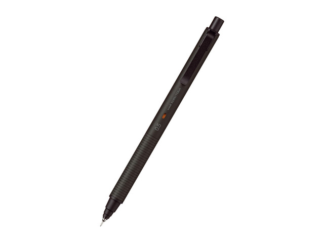 Uni Kuru Toga Metal Mechanical Pencil, Auto Lead Rotation, 0.5mm Fine Point, All-Metal Body, Nocturne Black, M5KH1P.24