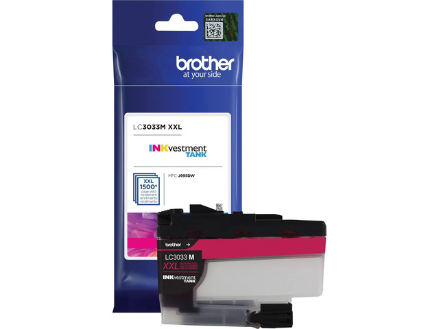 Genuine LC3033M, Single Pack Super High-Yield Magenta INKvestment Tank Ink Cartridge, Page Yield Up to 1,500 Pages, LC3033, Amazon Dash...
