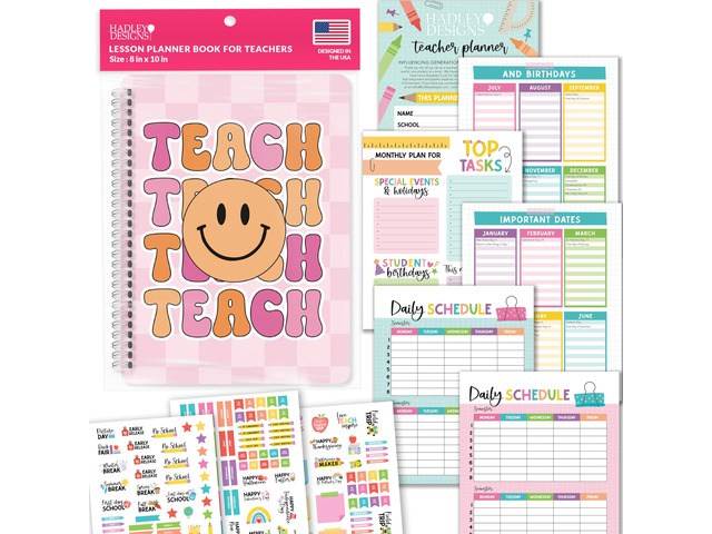 Teacher Planner 2026-2027 - Undated Lesson Planner Book for Teachers Undated Teacher Planners Notebook, Homeschool Planners 2026-2027, First Year...