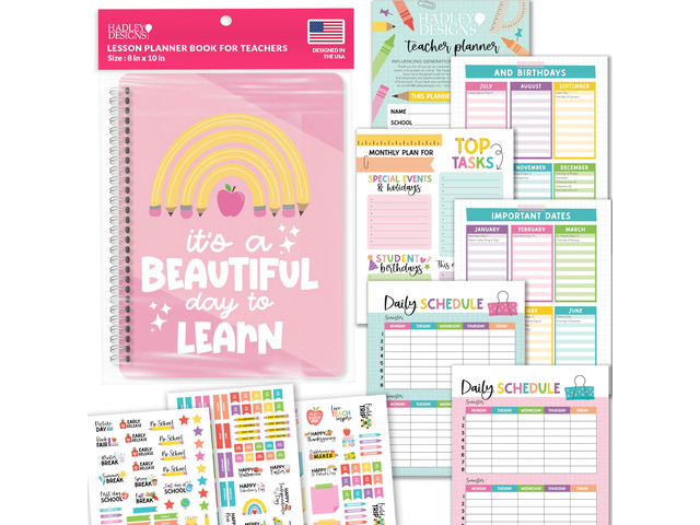Teacher Planner 2026-2027 - Undated Lesson Planner Book for Teachers Undated Teacher Planners Notebook, Homeschool Planners 2026-2027, First Year...