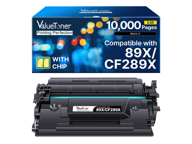 89X 89A Toner Cartridge Black for HP 89X CF289X for HP 89A CF289A M507 89X High Yield 1,0000 Pages for HP CF289X Enterprise M507 M507dn M507n M507X...
