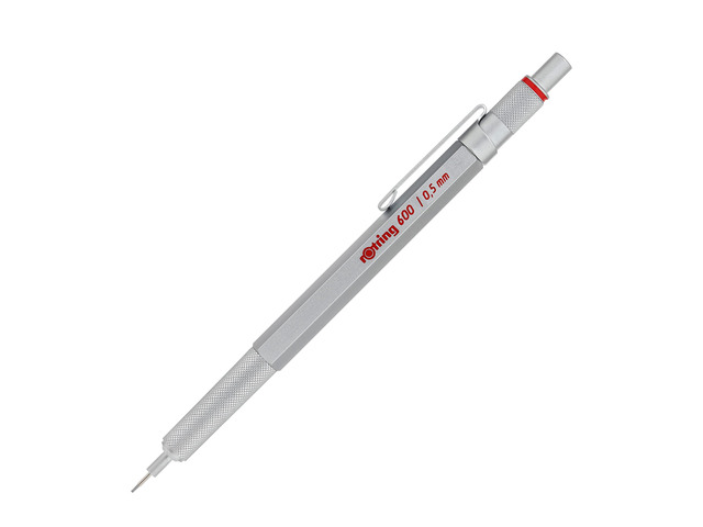 600 Mechanical Pencil, 0.5 mm, Silver Barrel (1904445)