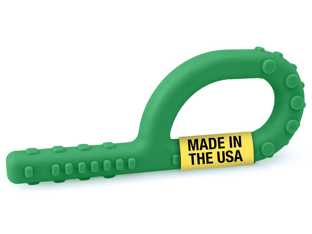 Textured Grabber Sensory Chew, XXT, Very Firm, Forest Green Sensory Toy for Kids and Adults, Chewy Fidget for Autism, ADHD, SPD, Anxiety,...