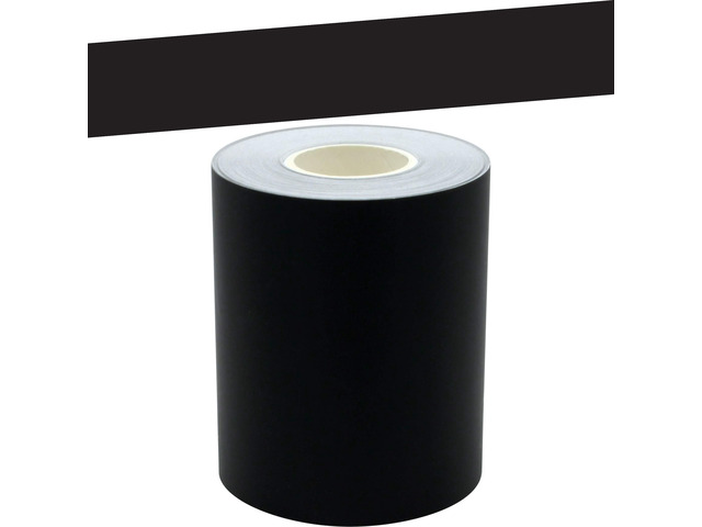 Black Straight Rolled Border Trim - 50ft - Decorate Bulletin Boards, Walls, Desks, Windows, Doors, Lockers, Schools, Classrooms, Homeschool & Offices