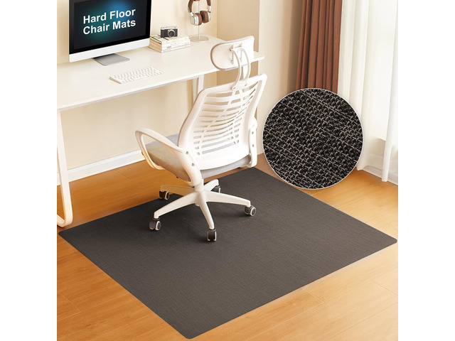 Office Chair Mat for Hardwood Floor, 48'x60' Heavy Duty Computer Chair Mat - Fast Flat & Smooth Glide - Non-Slip Desk Chair Floor Protector for...