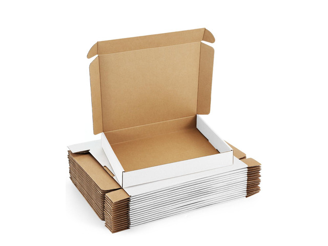 Shipping-Boxes-13x10x2 Inches: 25 Pack-Cardboard-Boxes-for-Packaging, White-Shipping-Boxes-for-Packing-Small-Business, Corrugated Box Mailers for...