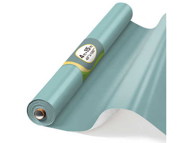4x15ft Sage Green Non-Woven Bulletin Board Roll for Classroom Auto-rebound fibersflexible DIY sizesReusable seasonal bulletin board paper for...