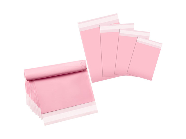120 Pcs Poly Mailer Envelope 4 Sizes Shipping Bags,Pink Self Adhesive Clasp Envelope Self Adhesive Tear Proof Mailing Covers,13 x 17 In, 15 x 20...