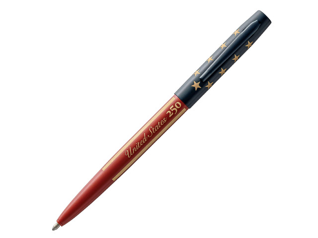 Space Pen United States 250 Stars & Stripes, Cap-O-Matic Pen, Black Gift Box, Pressurized Ballpoint Pen, Writes Upside Down & in Extreme...