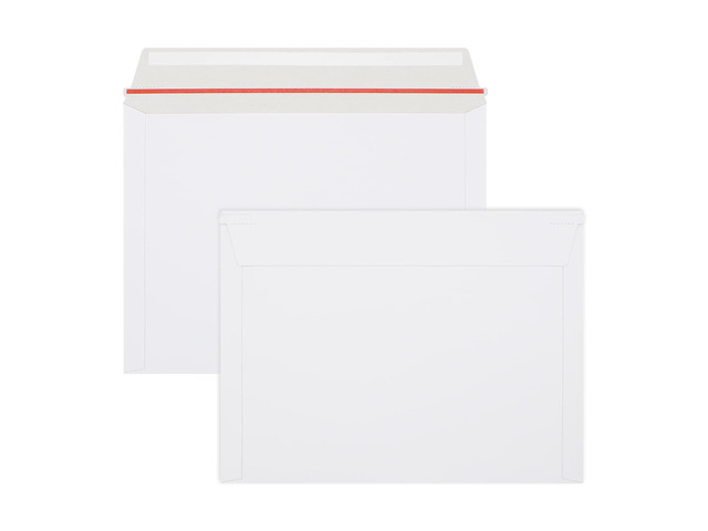 50 Pack Rigid Mailers 9.5x12.5 inch, Self Seal Photo Document Mailers Stay Flat White Cardboard Shipping Envelopes Photography Mailers for...