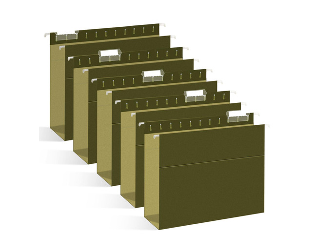 Extra Capacity Hanging File Folders, 30 Pack Letter Size Reinforced Hanging Folders with Heavy Duty 3 Inch Expansion for Bulky Files, Filing...