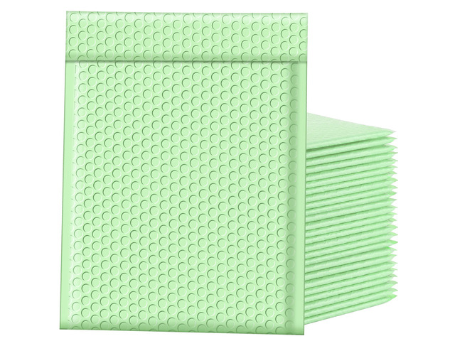 Bubble Mailers 8.5x12 Inch 25pc Mint Green Shipping Bags, Chic Packaging Bags For Small Business, Colored Padded Mailing Envelopes, Opaque Matte...