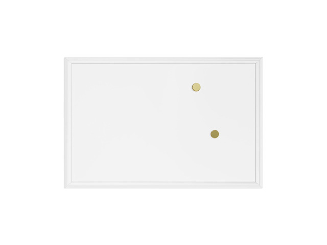 Dry Erase White Board, 24' x 18', Magnetic, Farmhouse White Frame